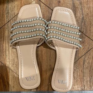 Zara nude sandals